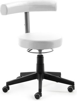 Mayer Sitzmöbel Drehstuhl »1280«, BxH: 65 x 65 cm, weiß - weiss