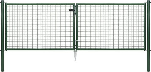 GAH ALBERTS Doppeltor »Wellengitter«, BxH: 316,8 x 1000 cm, zinkphosphatierter Stahl - gruen