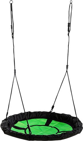WEKA Nestschaukel »Tabaluga«, grün/schwarz, Kunststoff - gruen
