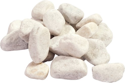 Mr. GARDENER Kies, Körnung: 20 mm - 40 mm, 25 kg, weiß - weiss