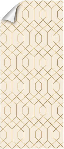 mySPOTTI Vliestapete »Elly«, Scandi Design, beige/goldfarben, matt