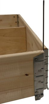 SIENA GARDEN Hochbeet, BxHxL: 60 x 19,5 x 80 cm, Nadelholz - braun