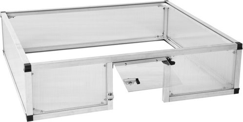 KGT Kleintiergehege, BxHxL: 103 x 26 x 91 cm, Aluminium - transparent