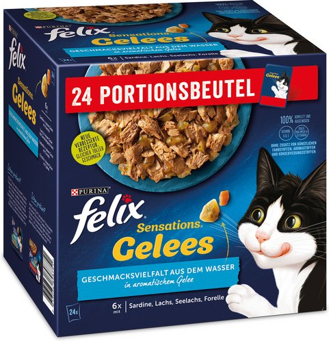 felix Katzen-Nassfutter, 4 Stück, je 85 g
