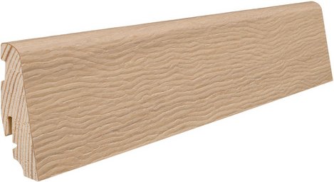 HARO Sockelleiste, Eiche weiß, LxHxT: 220 x 5,8 x 19 cm - braun