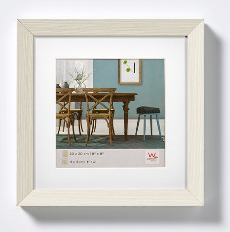 Walther Design Bilderrahmen, für: BxL: 40 x 40 cm, Holzwerkstoff - weiss