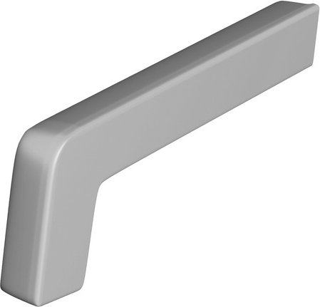 SAREI Seitenteil Fensterblech, 58 x 70 x 15 mm, Grau, PVC