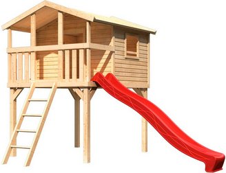 Thumbnail - KARIBU Spielanlage »Benjamin«, BxHxT: 225 x 309 x 250 cm, natur - braun