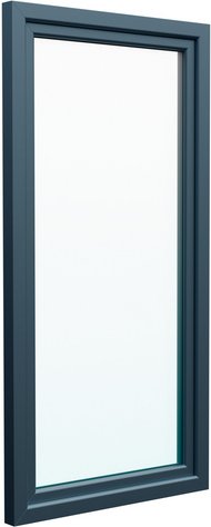 Josef Meeth Fenster und Türen Balkontür »76/3«, 95 x 220 cm (BxH), 3-Fach Wärmeisolierverglasung - silberfarben