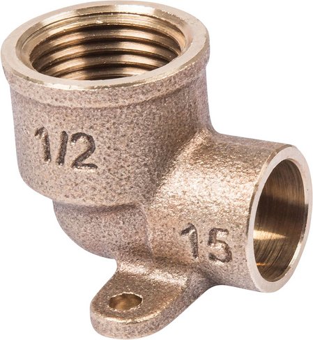 CORNAT Wandscheibe, Rotguss - silberfarben