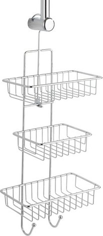 WENKO Duschcaddy, chrom - silberfarben
