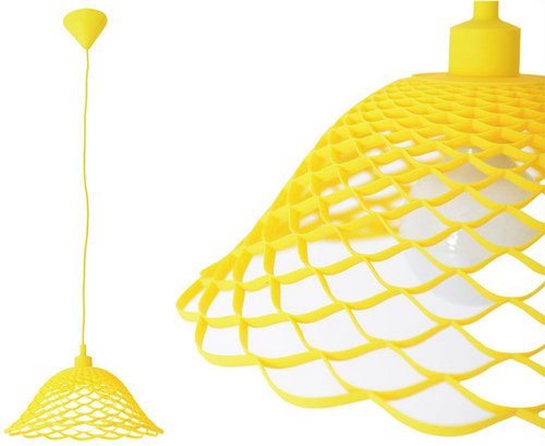 NÄVE Pendelleuchte, Silikon, gelb