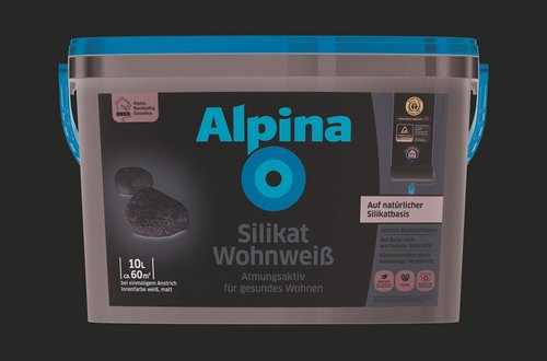 Thumbnail - ALPINA Dispersionsfarbe »Silikat«, 10,0L - weiss