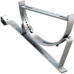 SAREI Laufroststütze, Nennweite: 60 mm, Stahl - silberfarben