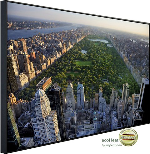 Thumbnail - papermoon Infrarotheizung »EcoHeat - Blick auf den Central Park«, Matt-Effekt - bunt