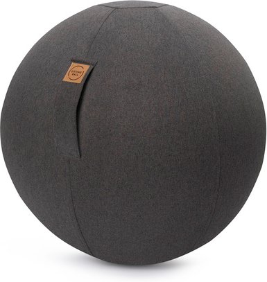 Sitting Ball Sitzball »Sitting Ball FELT«, Ø 65 cm, Polyester - schwarz
