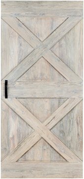 INDO Tür, White washed, BxL: 1000 x 2150 mm - braun