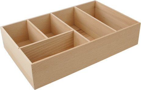 FACKELMANN Organizer, Buche, BxHxT: 20 x 7 x 32,1 cm - braun