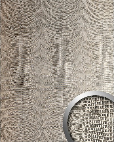 wallface Dekorpaneele, geriffelt - silberfarben