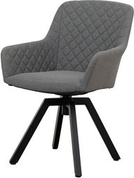 CASAYA Sessel »Fonta«, mit Armlehnen, Aluminium, anthrazit/grau