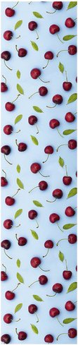 mySPOTTI Tischläufer »Tischläufer Funny Cherry«, BxL: 40 x 180 cm, blau/rot