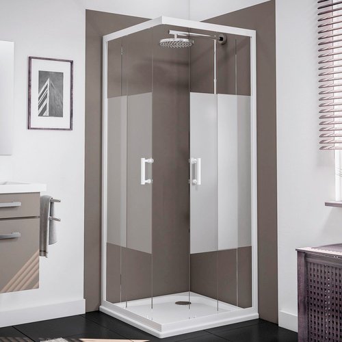 Thumbnail - SCHULTE Eckeinstieg »Sunny«, Schiebetür, BxH: 80 x 190 cm - transparent