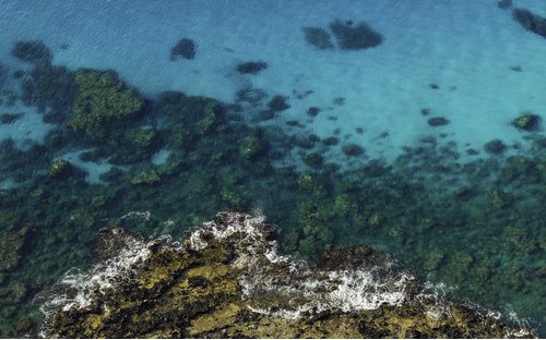 KOMAR Vliestapete »Bright Blue «, Breite 450 cm, seidenmatt - bunt