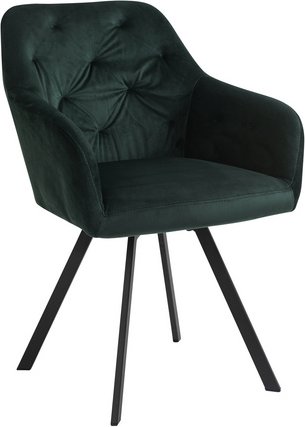 SalesFever Stuhl, Höhe: 85 cm, tannengruen/schwarz