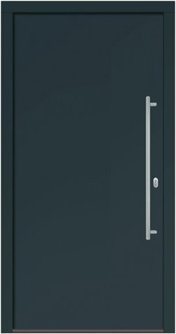 RORO Haustür »R350«, BxH: 100 x 200 cm, Aluminium/Kunststoff - grau