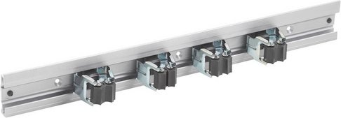 Mr. GARDENER Geräteleiste, BxHxL: 6 x 5 x 50 cm, Aluminium - silberfarben