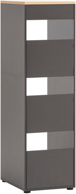 SCHILDMEYER Mehrzweckschrank »Solea«, BxH: 45,1 x 96 cm, anthrazit - schwarz