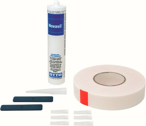 SCHULTE Duschrückwand »DecoDesign«, Zubehör Kleber - weiss