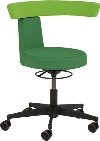 Mayer Sitzmöbel Multifunktionshocker »1263«, Breite: 64 cm, höhenverstellbar, Polyester, grün - gruen