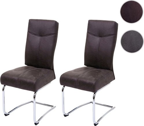 MVG Esszimmerstuhl »MVG-G56«, 2er-Set - braun