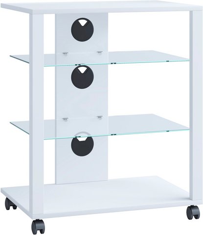 VCM HiFi-Möbel »Folas«, BxHxL: 60 x 70 x 41 cm - weiss