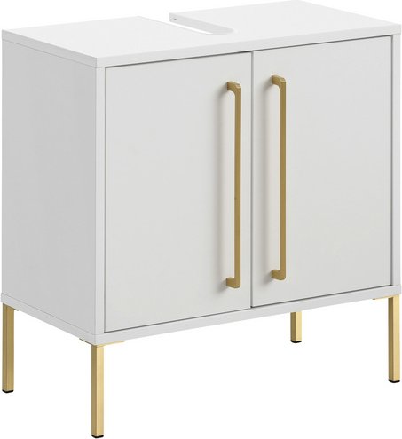 SCHILDMEYER Waschbeckenunterschrank »Sarah«, BxHxT: 57,1 x 61,2 x 30,1 cm - weiss