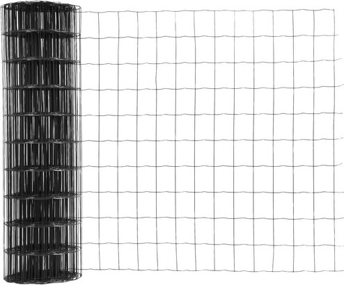 FLORAWORLD Gitterzaun, HxL: 152 x 1000 cm, Stahl, anthrazit - grau