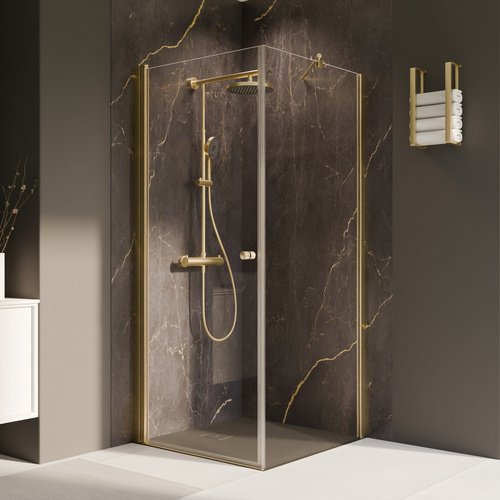 BREUER Seitenwand »Elana 2.0«, grau getönt rechts 800 für DT - goldfarben