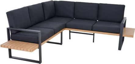 Thumbnail - SIENA GARDEN Bank »BARI«, 4 Sitzplätze, B: 67,5 cm, Aluminium - grau