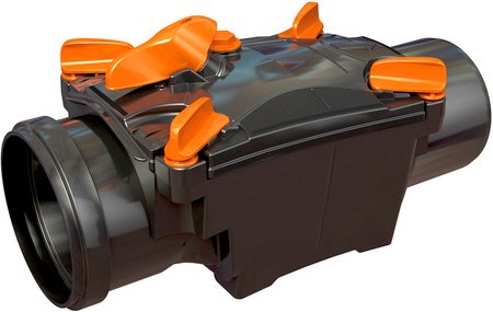 MARLEY KG-Rückstauverschluss »Rückstauverschluss«, PVC - schwarz