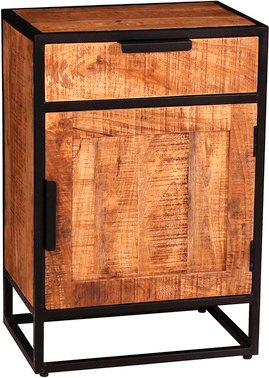 Thumbnail - SIT Kommode »SIDNEY«, Mangoholz/Metall, 1-türig - braun