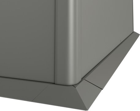 Thumbnail - BIOHORT Mähkante, feuerverzinkt/Polyamid-einbrennlackiertes Stahlblech, quarzgrau-metallic