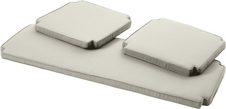 Cinas Kissen-Set »Rosenborg«, 3er Set, sandfarben - beige