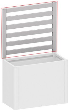 Thumbnail - BIOHORT Rankgitter »DaVinci«, Gr.100, BxH: 102 x 91 cm, silber-metallic - grau