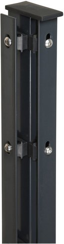 FLORAWORLD Eckpfosten »Premium«, Stahl, BxLxT: 6 x 260 x 4 cm - grau