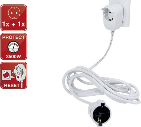 REV-Ritter Verlängerung, Kabellänge: 5 m - weiss