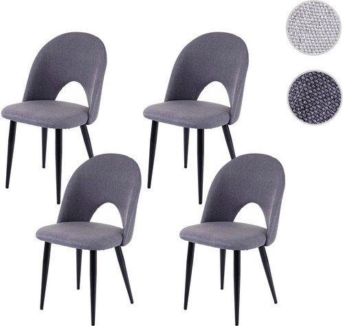 MVG Esszimmerstuhl »MVG-D73«, 4er-Set - grau