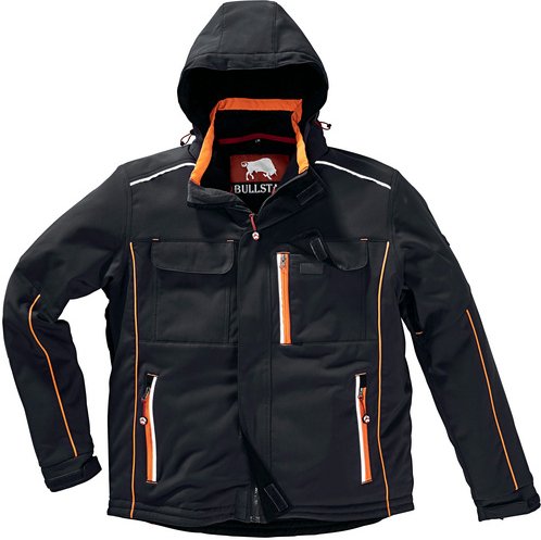 Thumbnail - BULLSTAR Thermo-Softshelljacke, grau, Polyester/Elastan, Gr. S