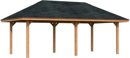 Thumbnail - PALMAKO Pavillon »Bianca«, BxHxT: 588 x 319 x 300 cm, Braun