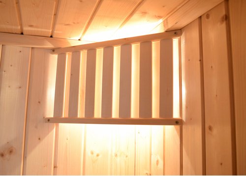 Thumbnail - WEKA Saunaleuchte, mit Holzblendschirm und Sicherheitskabel - beige